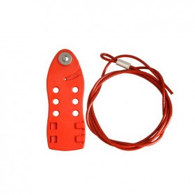 duuke/都克 C12 經(jīng)濟型鋼纜鎖具（魚型）安全纜繩鎖 經(jīng)濟鋼纜鎖 安全鎖具 上鎖掛牌