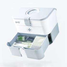 麥森新品EHS怡適多層收納款急救箱 K-036D 大容量便攜醫(yī)療 應(yīng)急常備藥小藥箱 家庭裝藥品收納盒