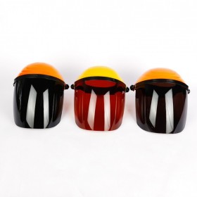 電焊面罩 頭戴式焊接防護面罩 防沖擊面屏 焊工焊帽電焊面罩 全臉