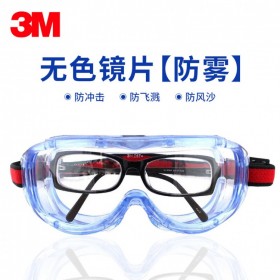 3M1623AF防塵防風防化學(xué)品沖擊實驗室用護目鏡