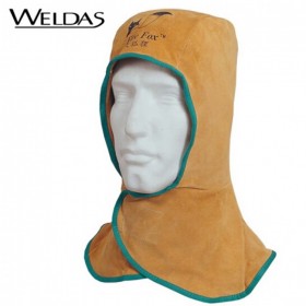 weldas/威特仕23-6680Z護(hù)式防火防塵披肩帽焊工燒焊防火花阻燃頭套