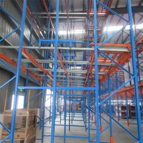四川重型貨架生產(chǎn)廠家  大型置物倉儲多層定做托盤承重三噸高位貨架  加厚橫梁庫房貨架