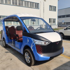五菱電動(dòng)觀光車汽油觀光車 巡邏車定制 多座可選