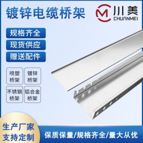 川美 鍍鋅橋架 防火噴塑 耐腐蝕沖孔圓潤(rùn) 多種規(guī)格