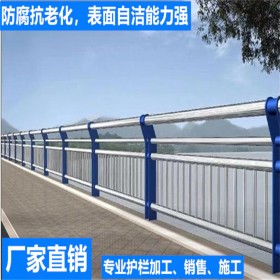 橋梁護欄廠家 市政道路護欄 河道橋梁兩側護欄 國創(chuàng)龍騰 定做安裝