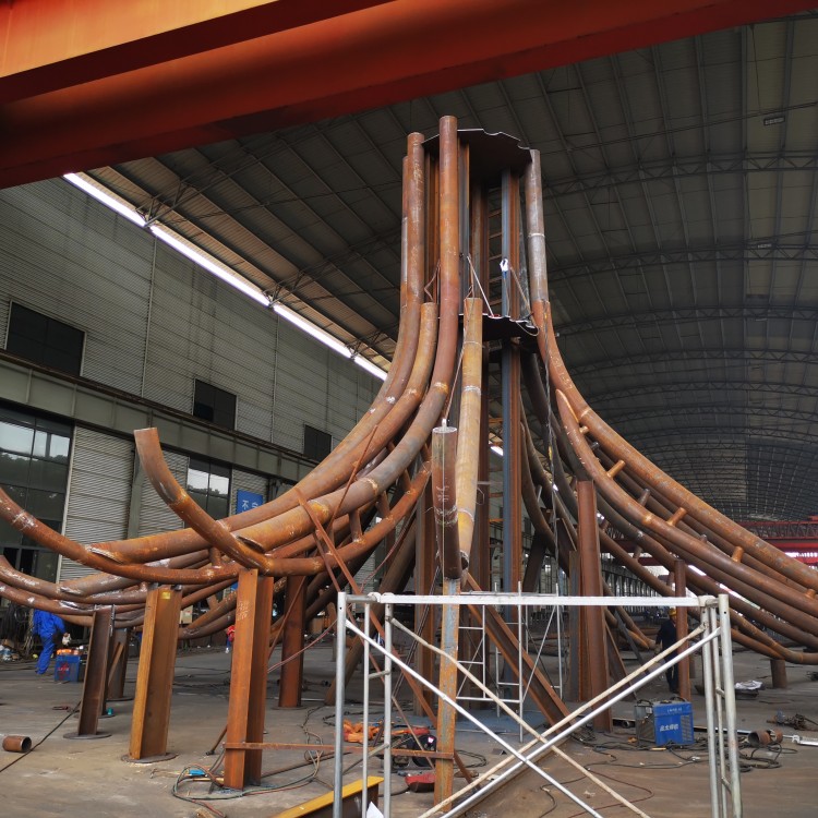 體育場館 籃球場 異形結(jié)構(gòu)工程 制造安裝一站式服務