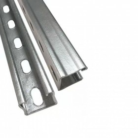 鍍鋅槽鋼 沖孔C型槽 建筑結(jié)構(gòu)工程使用 國泰強生 現(xiàn)貨出售