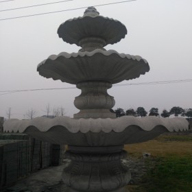 供應(yīng)花盆石雕 戶外景觀盆栽花盆 噴泉花盆 可定制