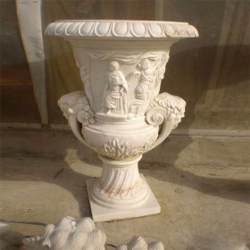 供應(yīng)grc水泥花盆 歐式風(fēng)格 白色 型號規(guī)格齊全 可定制