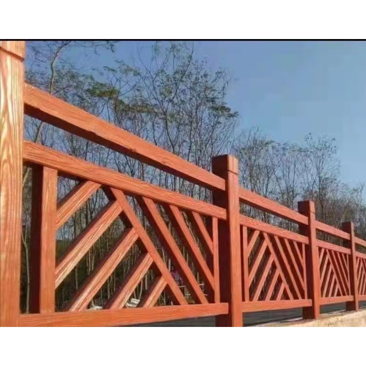 仿木欄桿訂制 水泥仿木護欄工廠 宏泰來 仿木護欄 款式多樣