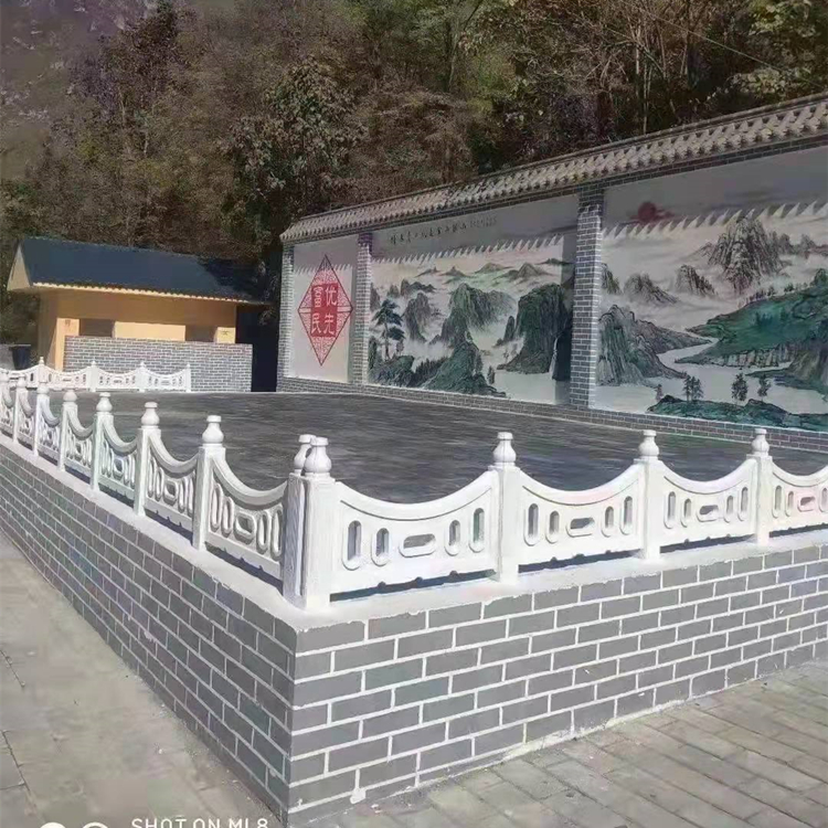 景區(qū)木欄桿費(fèi)用 河堤安裝 景區(qū)仿木欄桿 支持定制