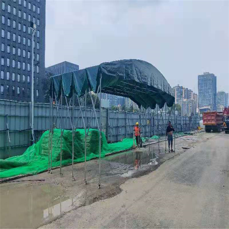 伸拉遮雨棚防雨棚 定做遮陽(yáng)雨棚 簡(jiǎn)易倉(cāng)儲(chǔ)雨棚 專(zhuān)業(yè)定制雨棚