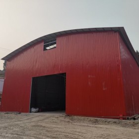 施工安全防護(hù)棚 定制化鋼筋棚 臨建工程 按照平方計算