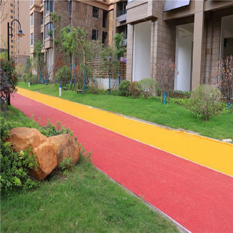 玖奧建筑 彩色透水混凝土 膠結料密封劑材料 包施工材料 現場指導