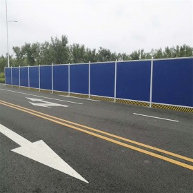 成都市政施工圍擋 道路安全防護圍欄 小區(qū)樓層施工臨時彩鋼圍蔽板