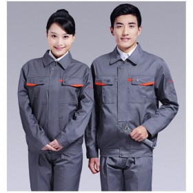 德陽(yáng)定做工作服 春秋長(zhǎng)袖拼色工作服  廠家直銷