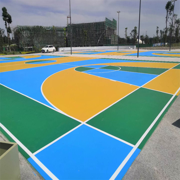 硅PU球場(chǎng) 籃球場(chǎng)地面面層 室內(nèi)外硅PU羽毛球場(chǎng) 環(huán)保新材料