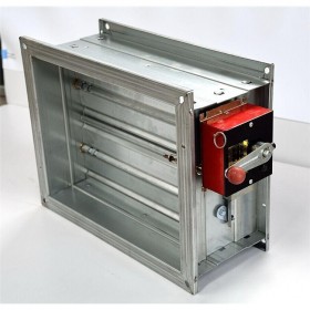 仁百達排煙防火閥 定制訂做 自動排煙鍍鋅板材質(zhì) 用于地下停車場