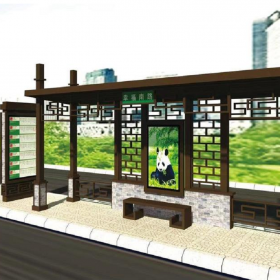 公交車站臺(tái) 不銹鋼 按需定制