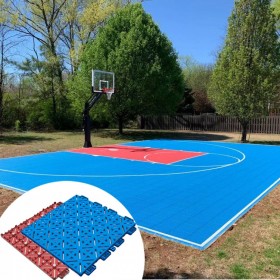 拼裝懸浮地板  籃球場懸浮地板 簡藝耐磨懸浮式地板廠家