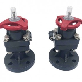 UPVC氯乙烯工業(yè)耐腐蝕耐酸堿法蘭G41F-10S液面計拷克