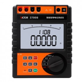 VICTOR勝利智能型等電位測試儀VC3700B直流低電阻測試儀歐姆表微電阻計
