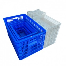 重慶塑料周轉筐生產廠家 雞鴨鵝苗養(yǎng)殖運輸筐