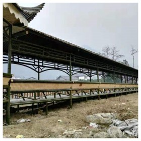 四川防腐竹長廊廠家 防腐竹長廊