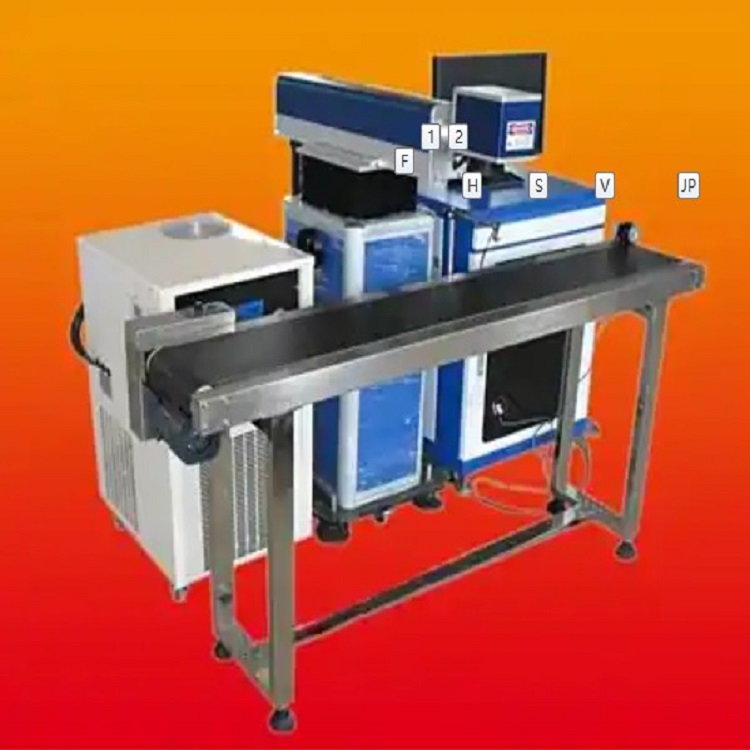 二氧化碳激光打標(biāo)機(jī) 竹木頭板皮革紙布料毛氈包裝袋亞克力瓶蓋