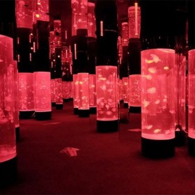 戲浪透明泳池懸空泳池 別墅游泳池海洋館施工 無邊際亞克力游泳池