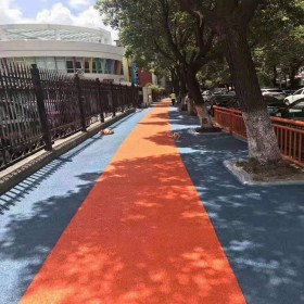 閬中市 操場(chǎng)彩色混凝土 透水混凝土罩面劑 透水地坪 報(bào)價(jià)單