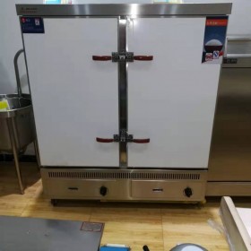 燃?xì)怆p門二十四盤蒸飯車  學(xué)校商用廚房設(shè)備-優(yōu)佰特