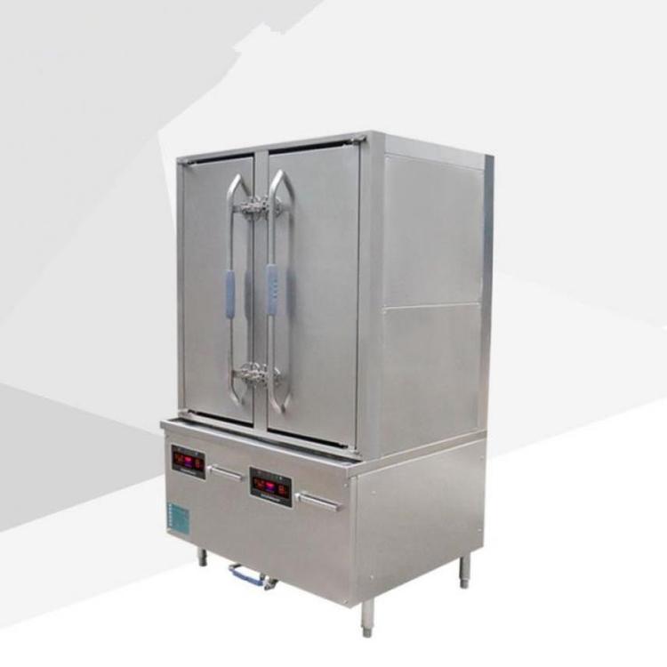 推車式蒸飯車蒸房24盤(pán) 節(jié)能電熱燃?xì)馍逃脧N房設(shè)備