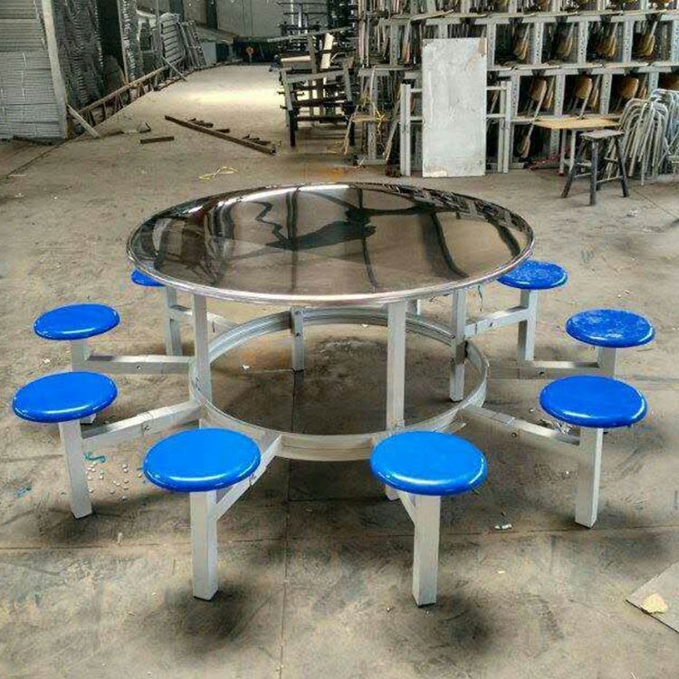 學(xué)校四人不銹鋼連體快餐桌椅  食堂廚房設(shè)備 專(zhuān)業(yè)生產(chǎn)支持定制