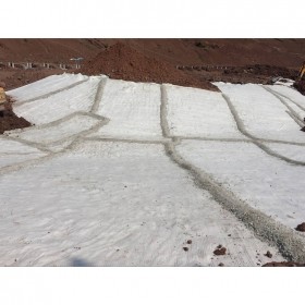 四川然鈉基膨潤土防水毯  人工湖人工湖防水毯  水池   5000g垃圾填埋場(chǎng)專用防水毯