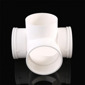 PVC排水管件  立體四通 直角四通 PVC四通 管件 廠家直銷(xiāo)