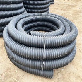廠家直供碳素波紋管 pvc螺紋管 碳素PVC市政穿線(xiàn)電力電纜管  黑色碳素波紋管 穿線(xiàn)軟管