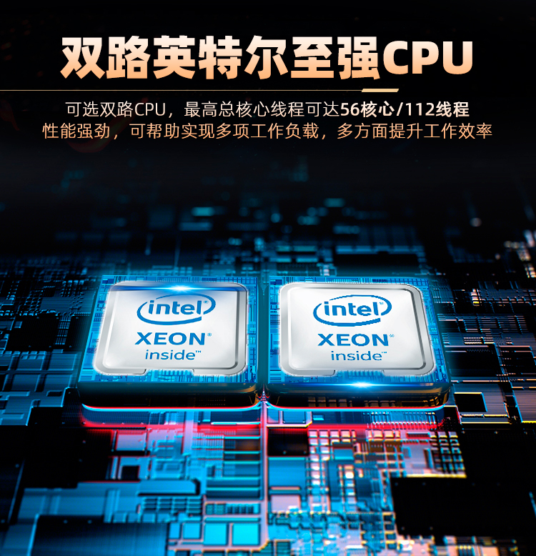 雙路英特爾至強(qiáng)CPU