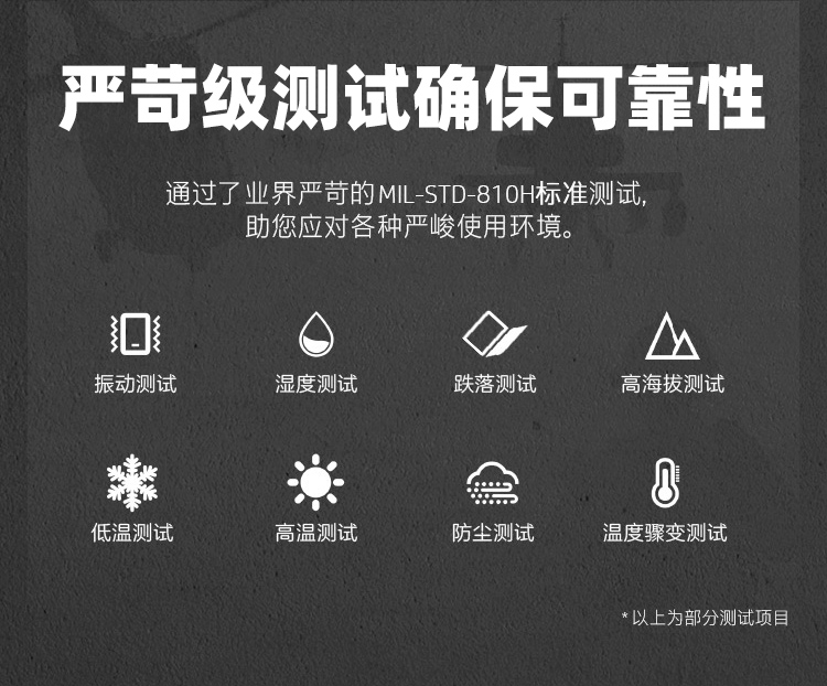 嚴(yán)苛級(jí)測(cè)試確?？煽啃? width=