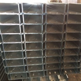 國標(biāo)C型鋼 Q235B沖孔鋼材 適用于建筑工程 支持定制