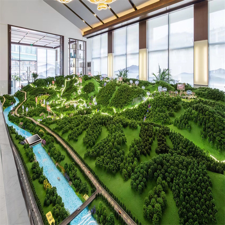 四川房地產售樓地形地貌成都沙盤模型定制廠家