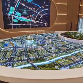 售樓部城市規(guī)劃沙盤 學校地形地貌沙盤模型定制廠家
