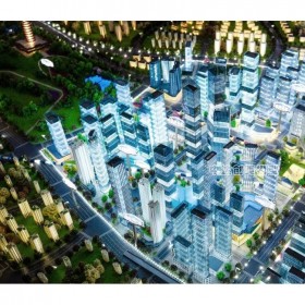 中達創(chuàng)美商業(yè)建筑房地產區(qū)域戶型山體地形地貌沙盤模型