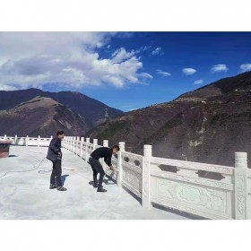 漢白玉欄桿廠家 裝飾石雕欄桿批發(fā) 可雕刻各種圖案