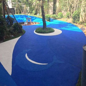 四川epdm橡膠顆粒彩色塑膠跑道 幼兒園學校操場地膠地墊地坪材料 包施工