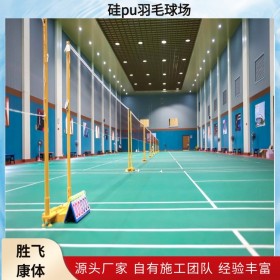 勝飛康體-硅pu廠家-供應(yīng)球場材料硅pu-施工羽毛球場-經(jīng)驗豐富