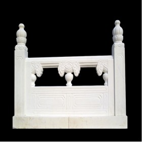 寶興縣直銷旗臺防護(hù)欄桿  廣場升旗臺欄桿 石雕漢白玉欄桿