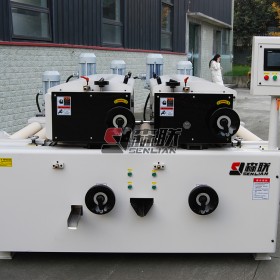 森聯(lián) 廠家定制輥式涂布機精密雙輥涂布機 家具木門雙面滾涂機uv涂裝流水線