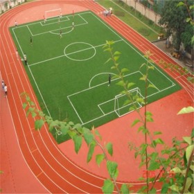 綿陽塑膠跑道 運(yùn)動(dòng)場(chǎng)施工 學(xué)校籃球場(chǎng) 防水性材料施工 抗氧化