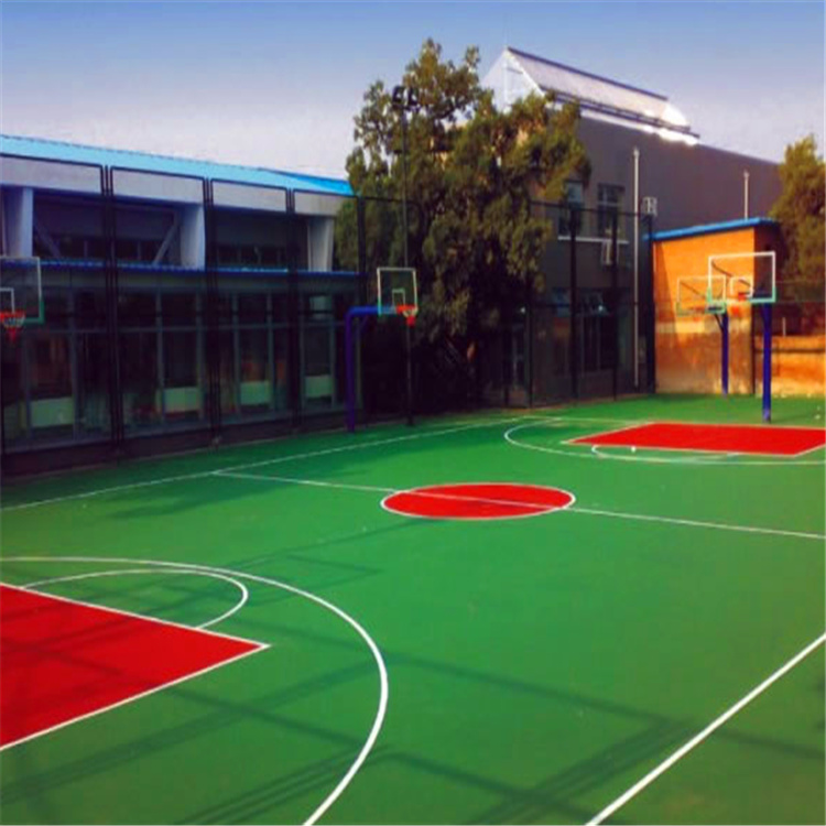硅pu 籃球場地生產(chǎn)廠商塑膠場地硅pu面層及材料要求